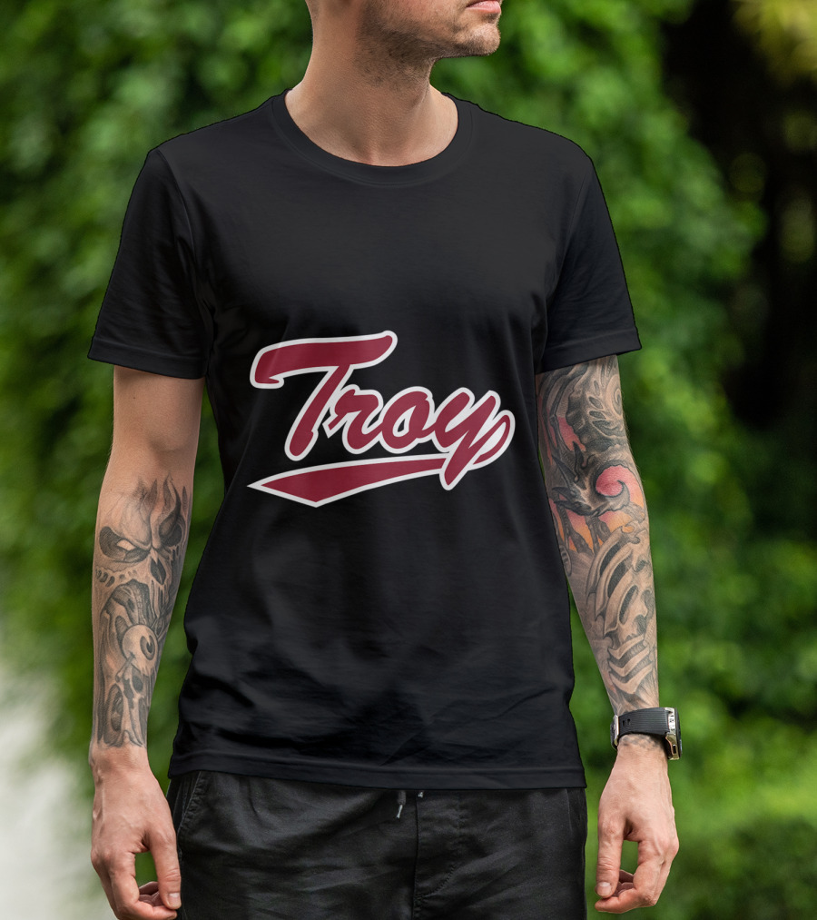 Troy University Trojans NCAA Vintage Script T-Shirt