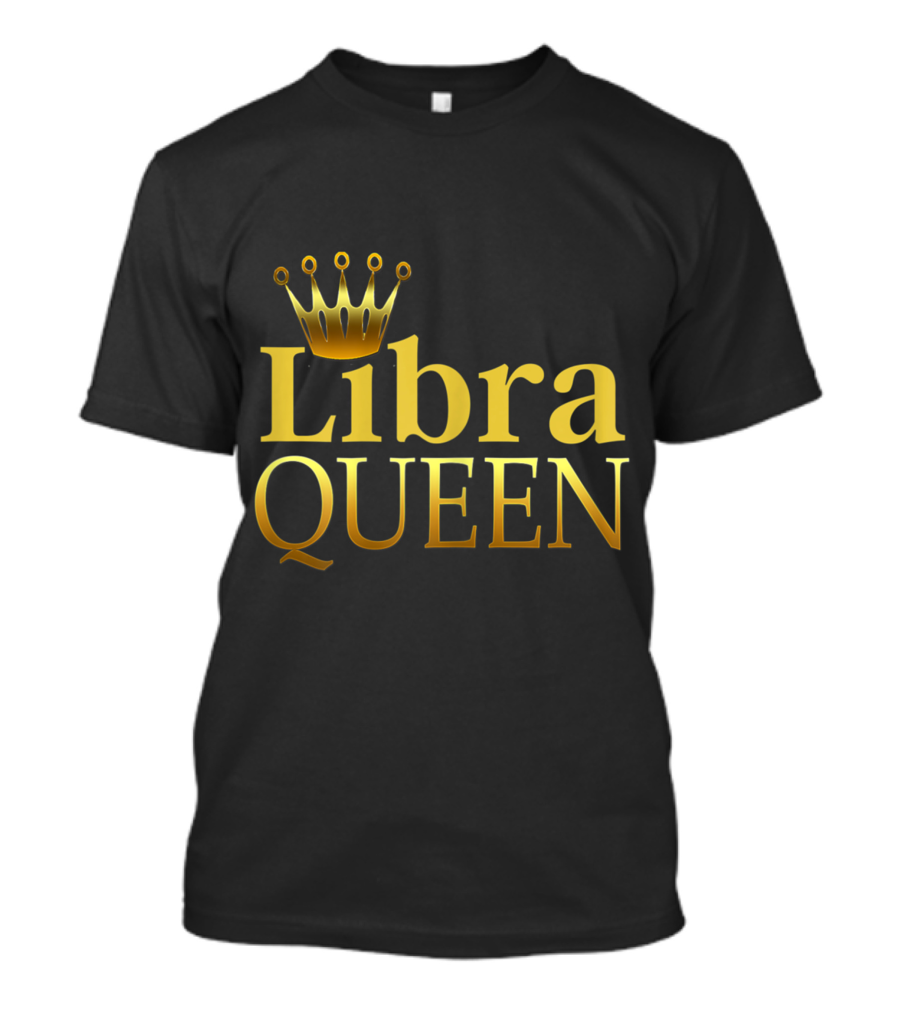 Libra Queen Gold Crown T-Shirt