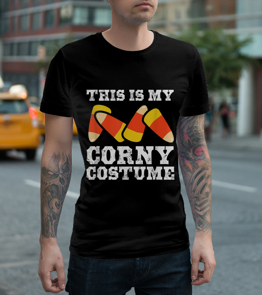 This Is My Corny Costume Halloween Candy Corn Fun T-Shirt