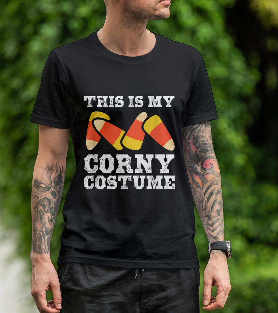 This Is My Corny Costume Halloween Candy Corn Fun T-Shirt