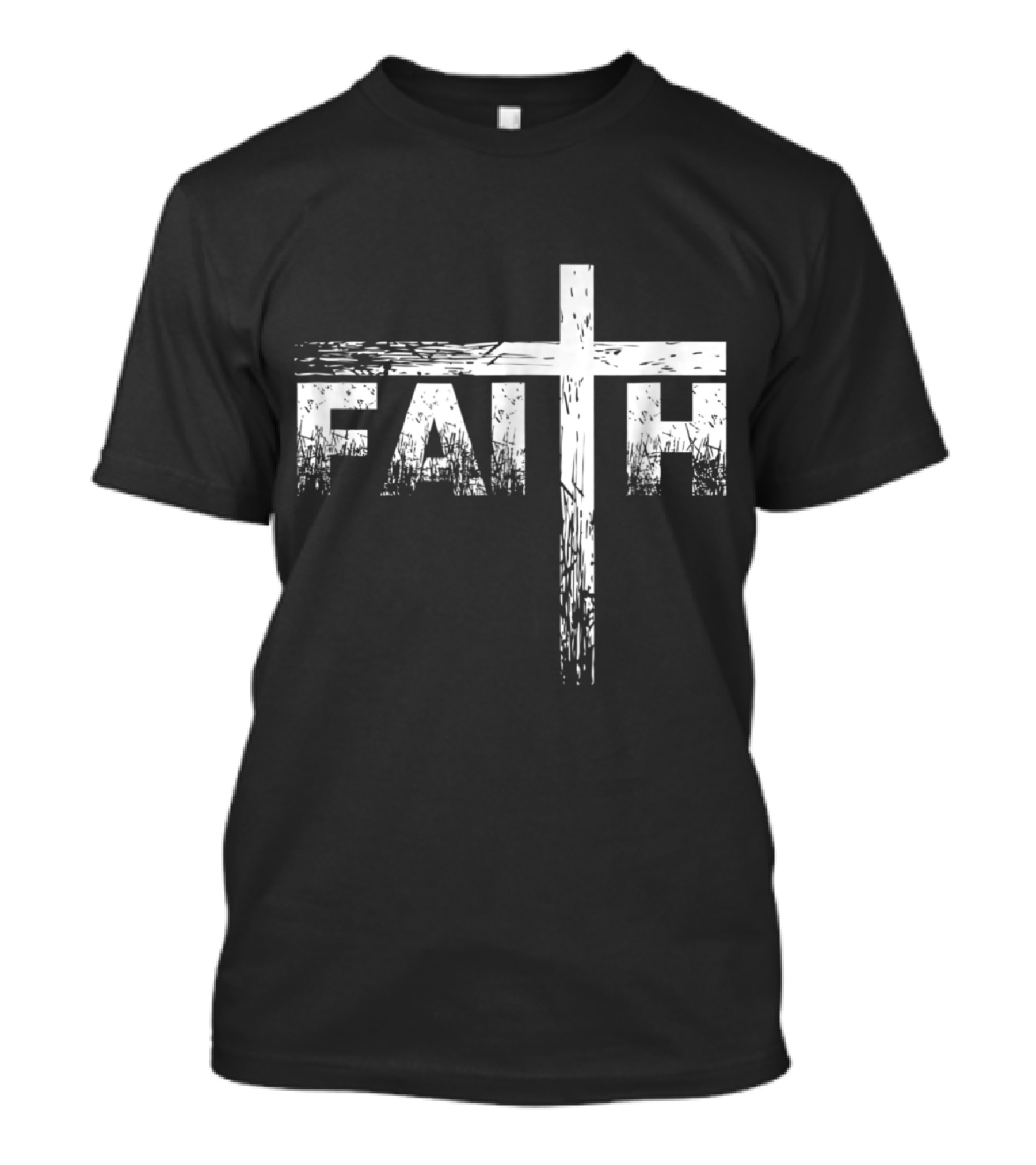 FAITH Cross Christian Faith T-Shirt