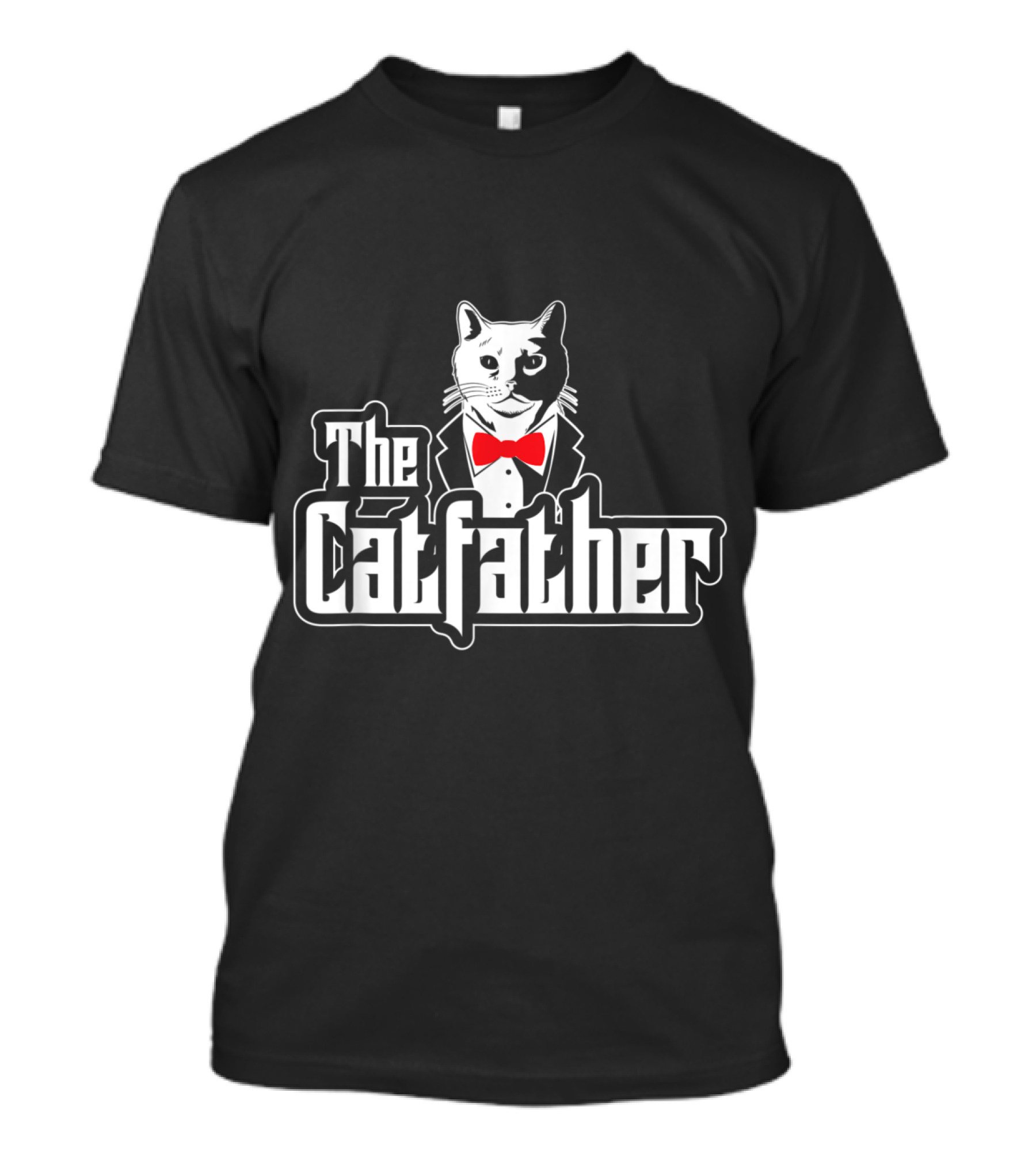 Mens The Catfather Feline Cats Kitten Pet Tuxedo猫ちゃん T-Shirt