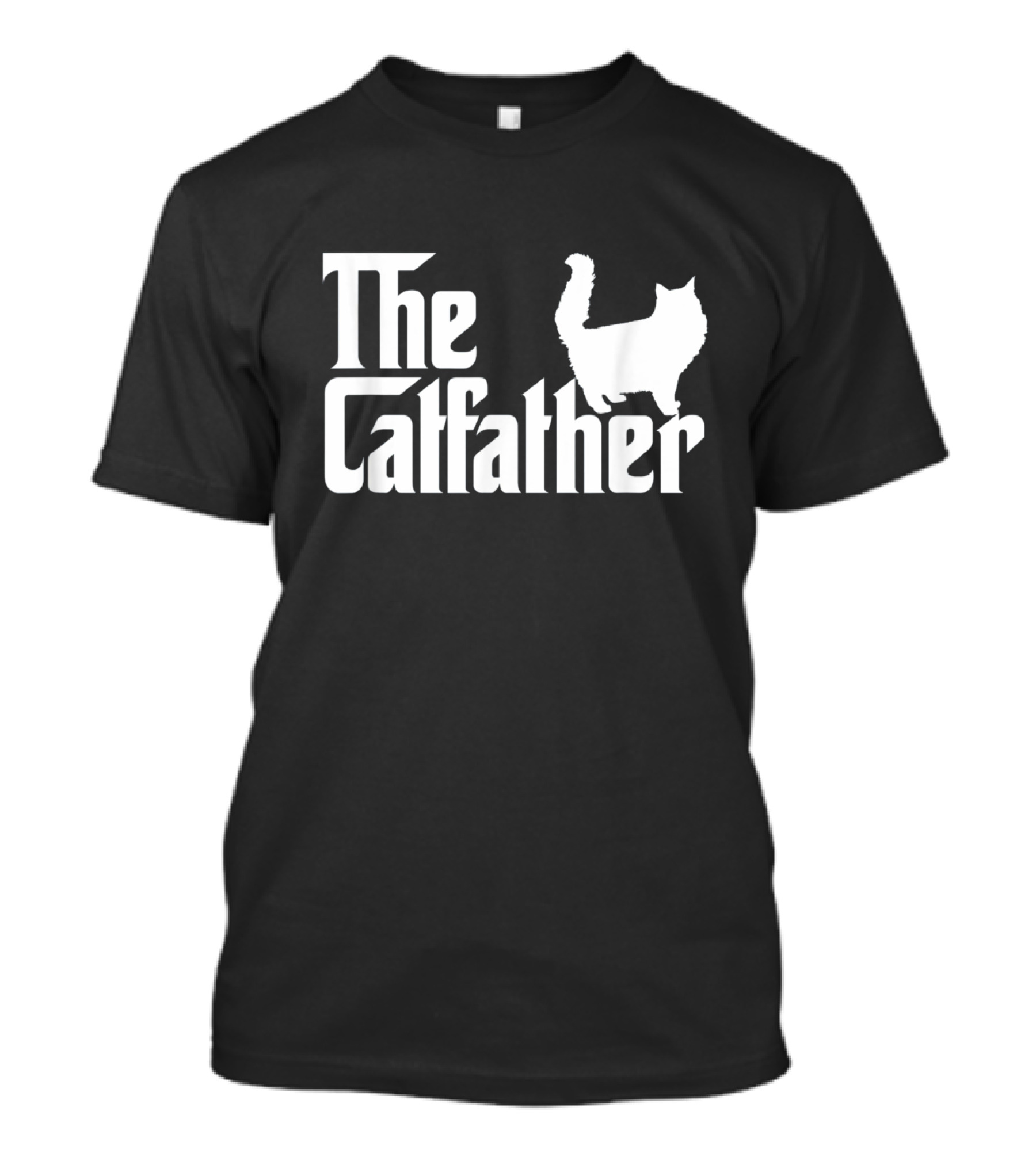 The CatFather Cat Dad Lover Funny CatFather Cat Dad Cat Lover T-Shirt