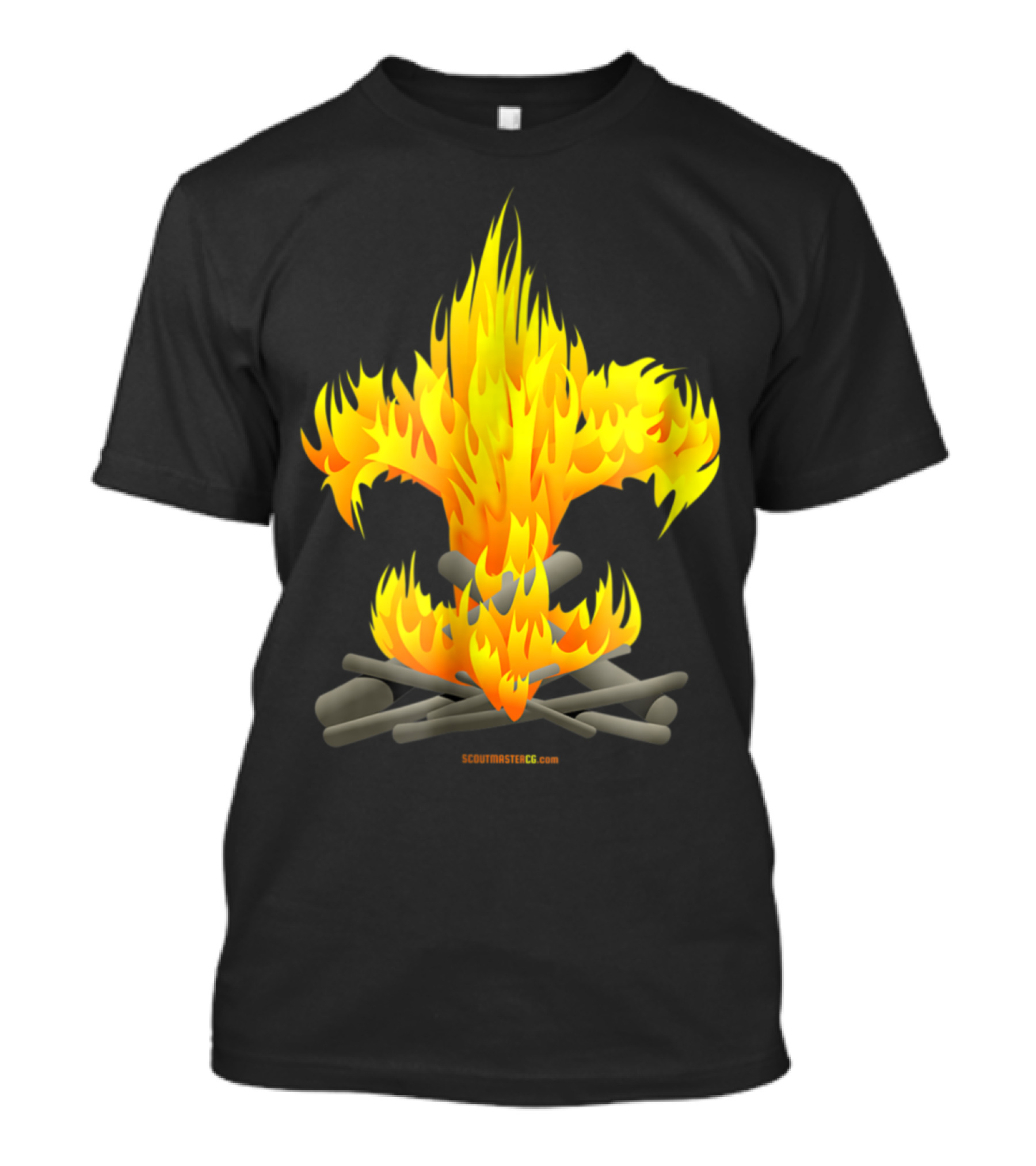 ScoutmasterCG Fire Symbol Fleur-de-Lis T-Shirt