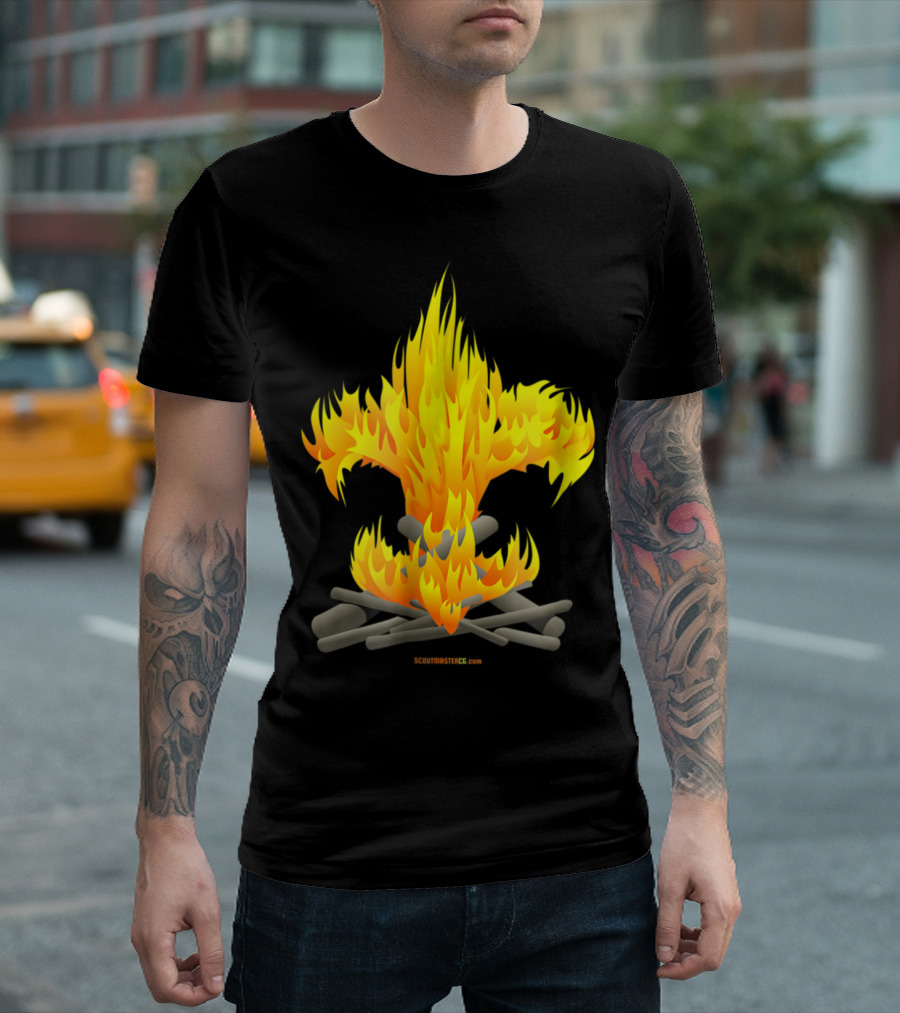 ScoutmasterCG Fire Symbol Fleur-de-Lis T-Shirt