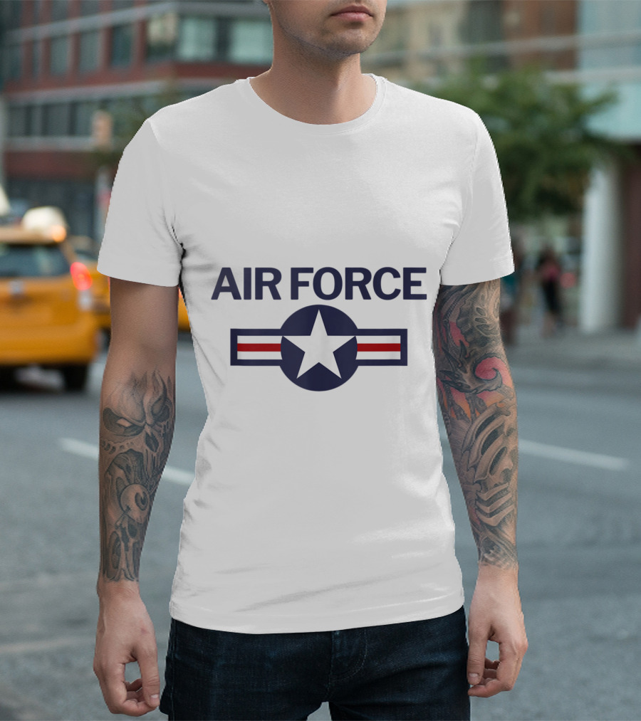 Air Force Classic Star and Stripe Emblem T-Shirt
