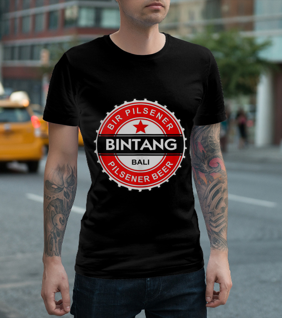 Bir Pilsener Bintang Bali Pilsener Beer Souvenir Make Bali Strong T-Shirt