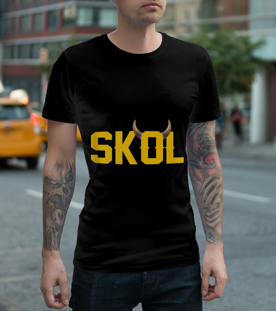 Skol Nordic Scandinavian Viking Helmet Beer T-Shirt