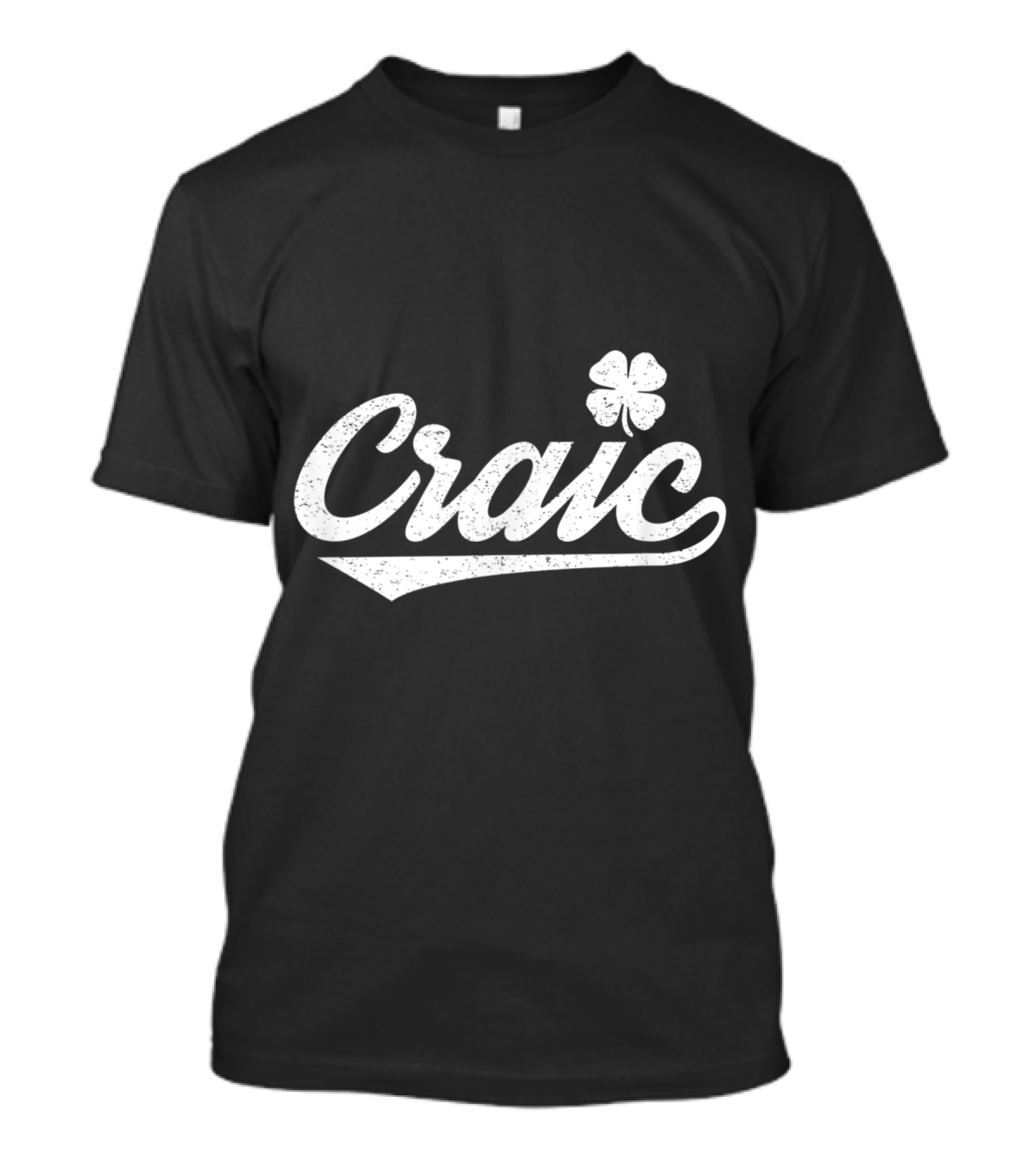 Craic Funny St Patrick's Day Irish Shamrock T-Shirt