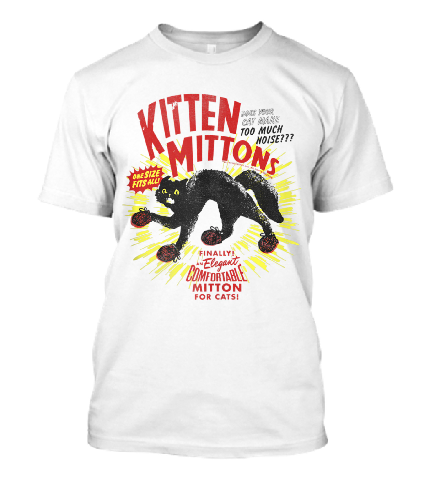 Kitten Mittons Make Your Cat Silent One Size Fits All Comfortable Mitton For Cats T-Shirt