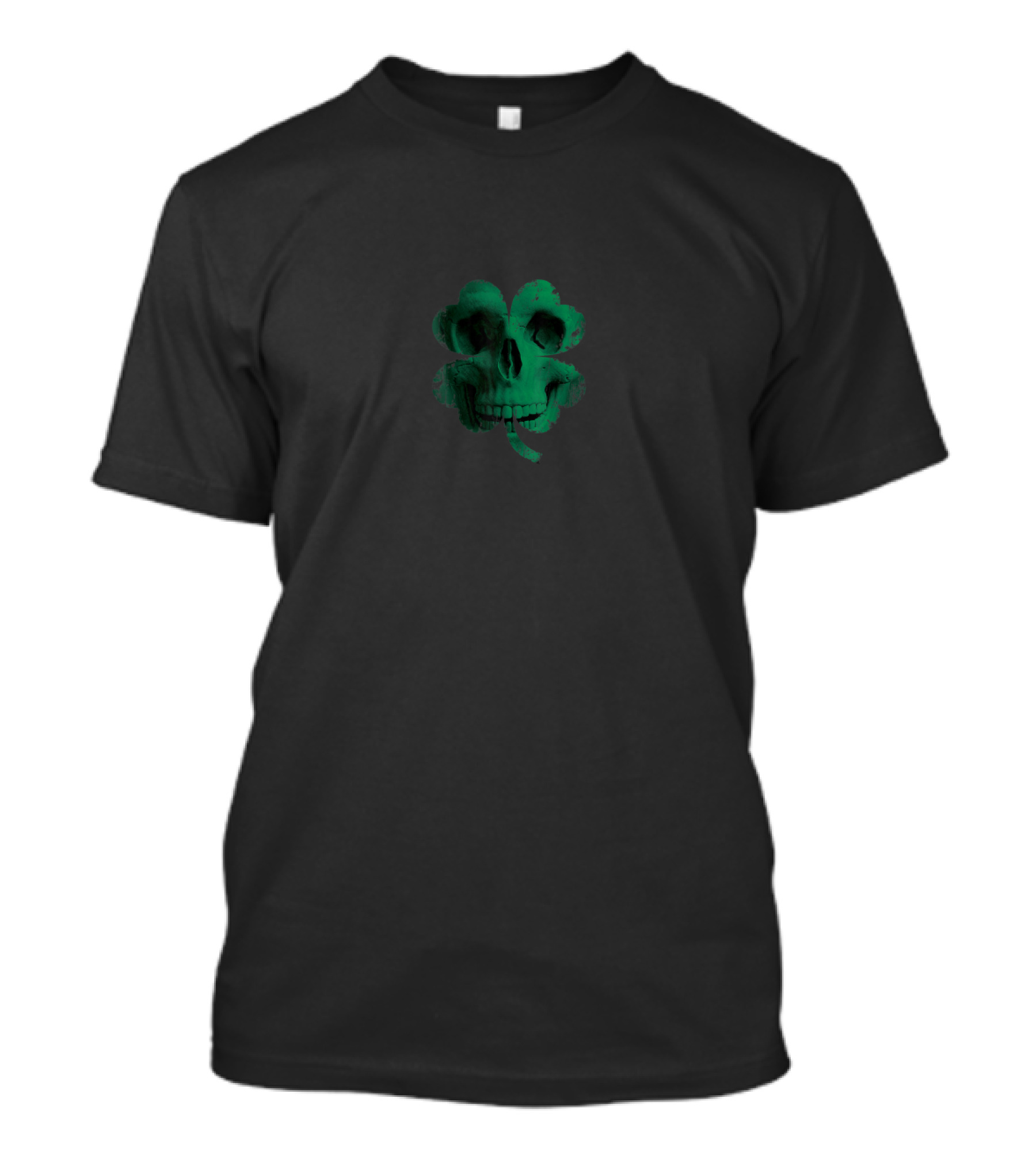 Shamrock Skull Irish St Patrick's Day Clover T-Shirt