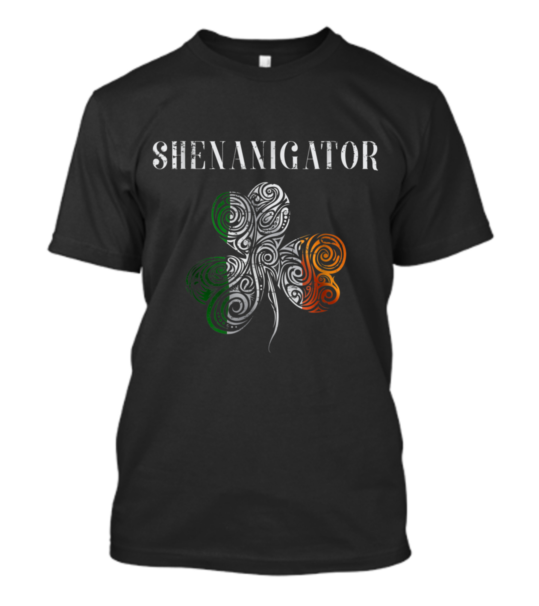 Shenanigator St. Patrick's Day Irish Tricolor Celtic Shamrock T-Shirt