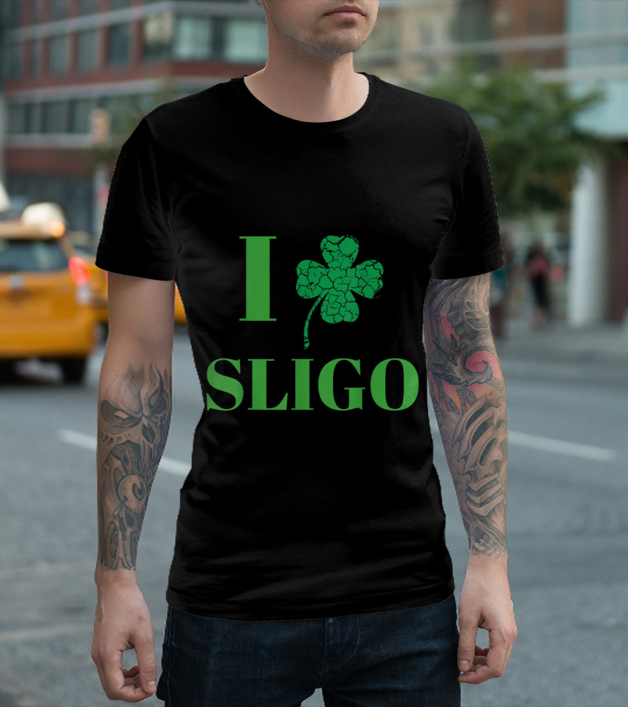I Love Sligo Ireland Irish Shamrock T-Shirt