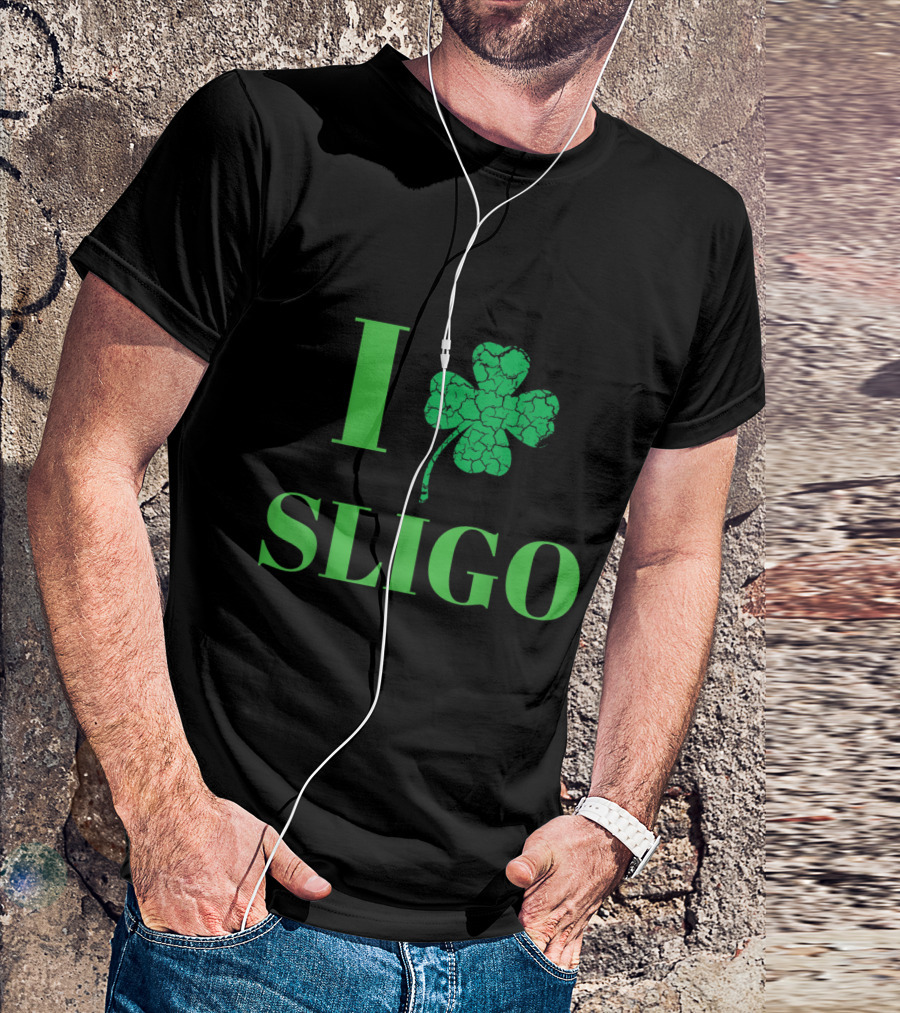 I Love Sligo Ireland Irish Shamrock T-Shirt