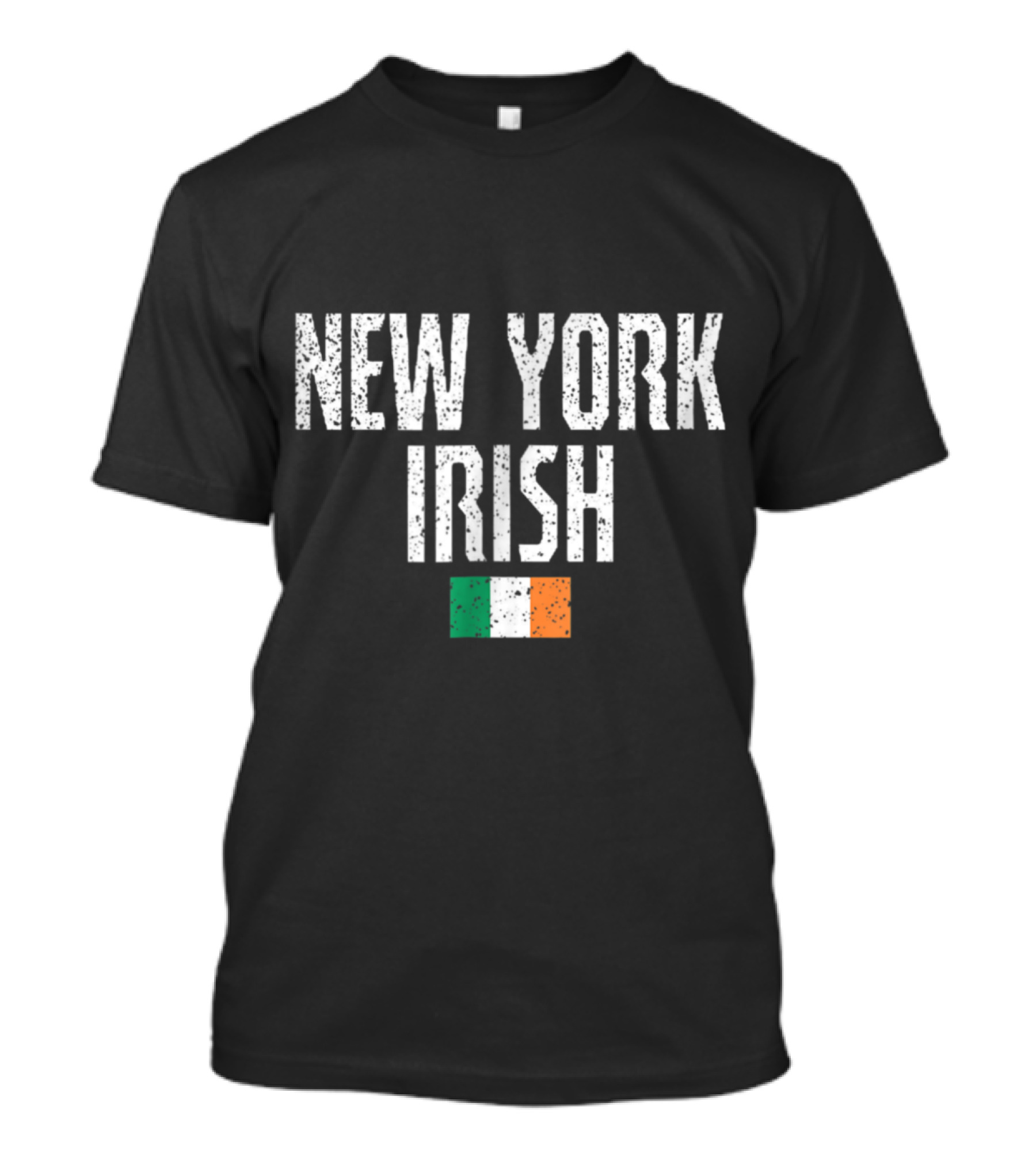 New York Irish With Irish Flag T-Shirt