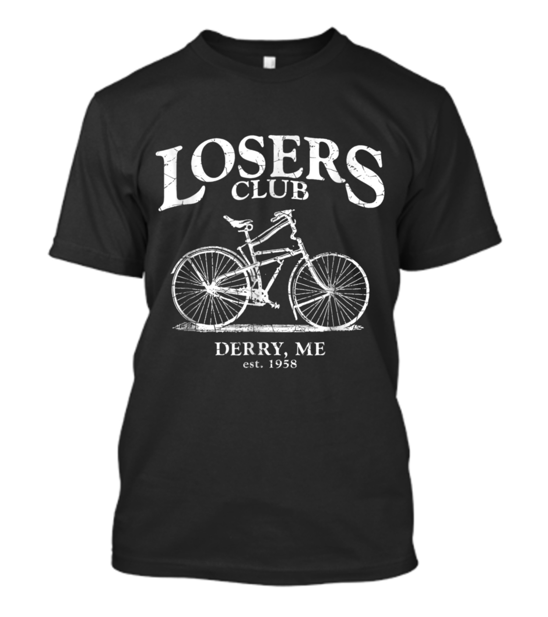 Losers Club Derry ME Est. 1958 Vintage Bicycle T-Shirt