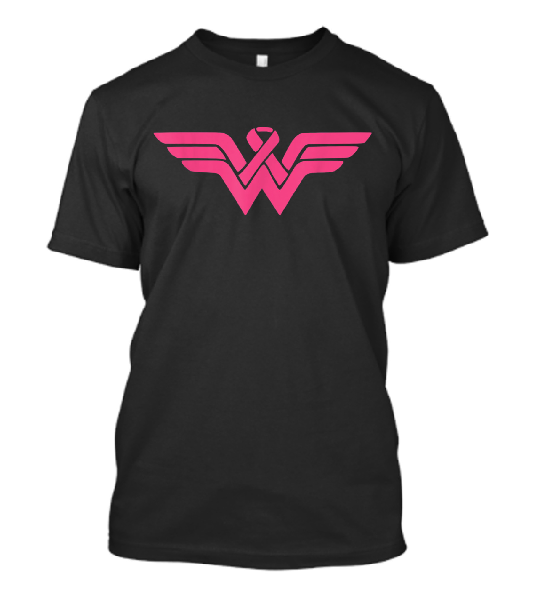 Pink Wonder Women Breast Cancer Awareness Ribbon Fight T-Shirt