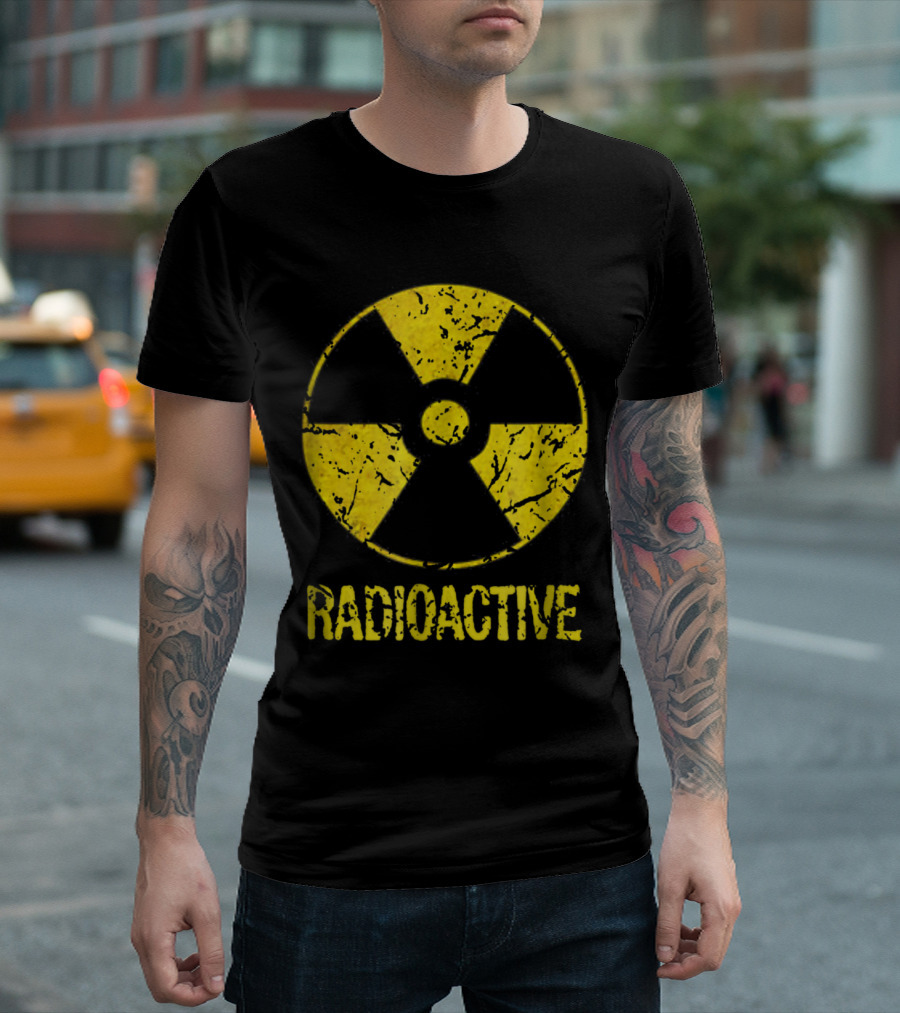 Nostalgic Radioactive Nuclear War Symbol T-Shirt