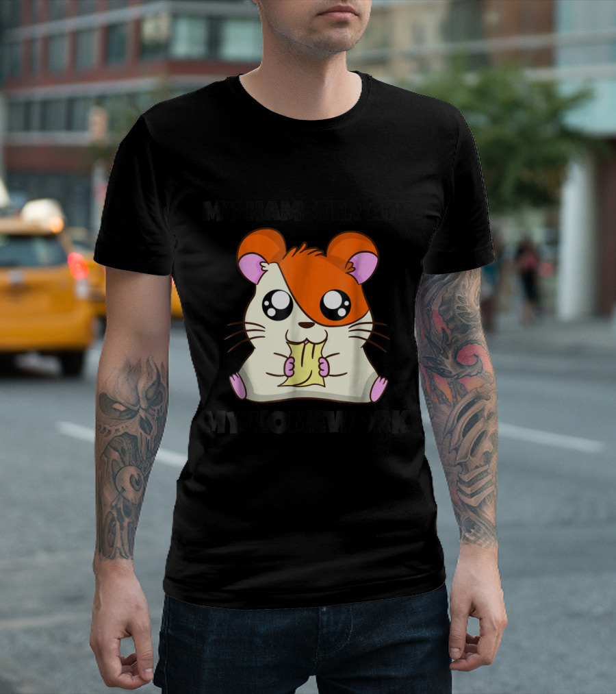 My Hamster Ate My Homework Funny Kids Teacher School T-Shirt