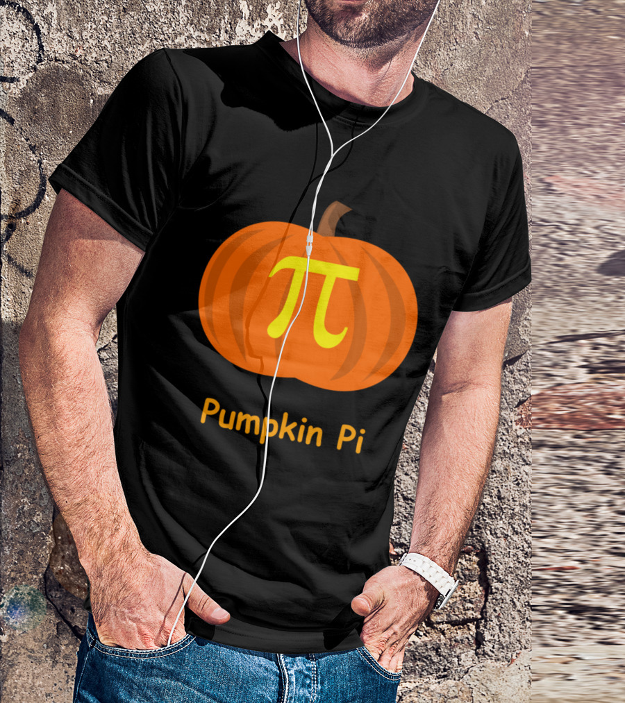 Pumpkin Pi Halloween Math Geek T-Shirt