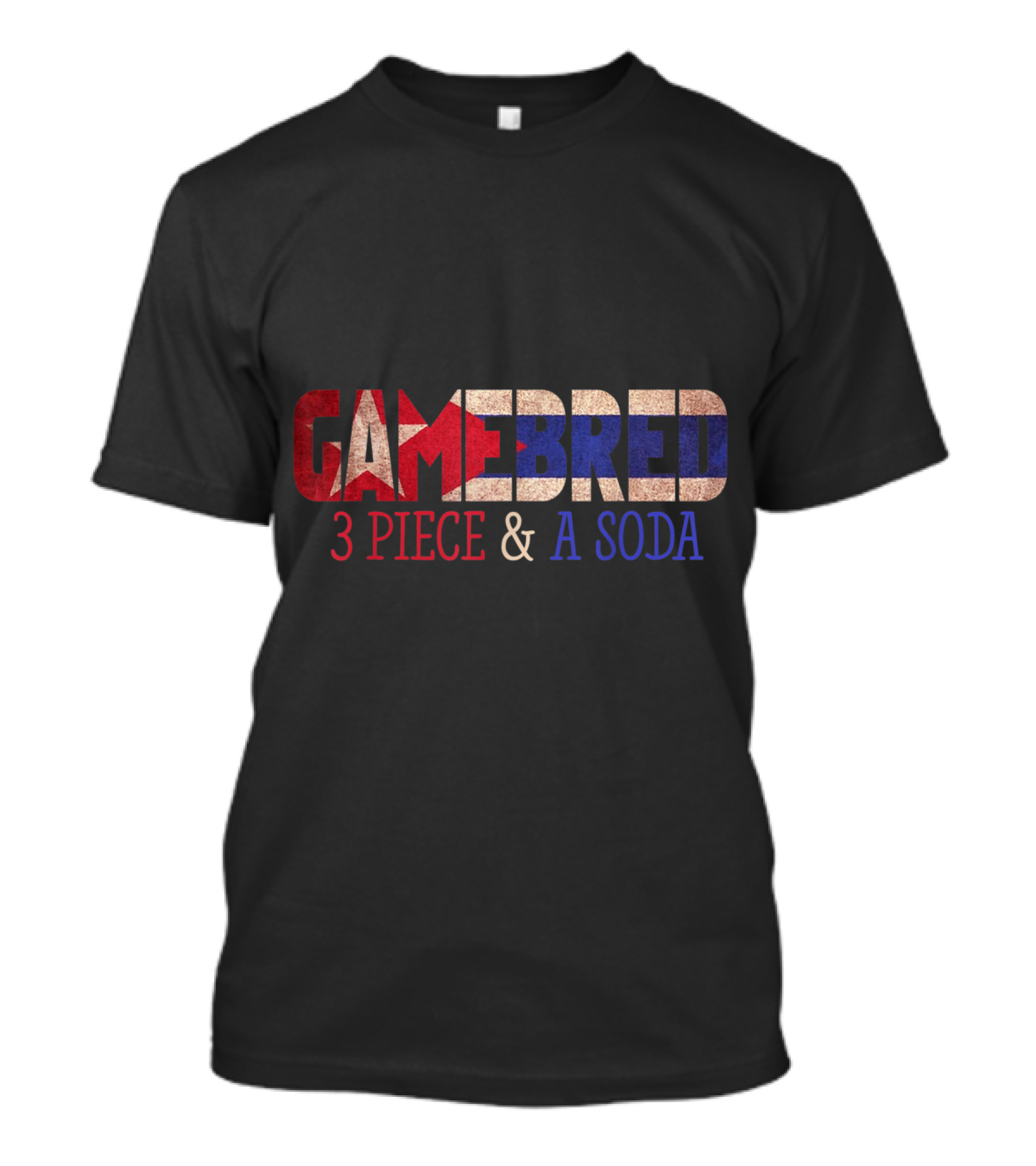 Gamebred 3 Piece And A Soda MMA Fighter T-Shirt