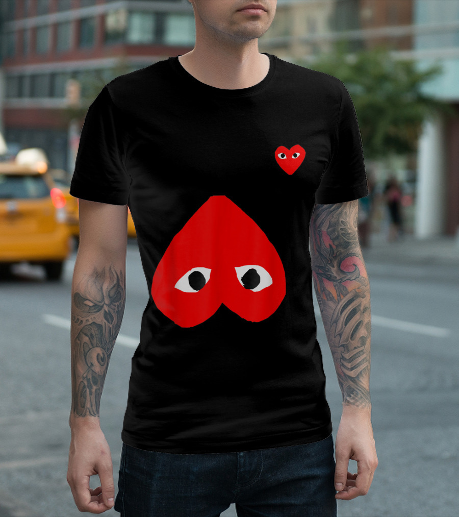Heart Pocket Comme des Garçons Play T-Shirt