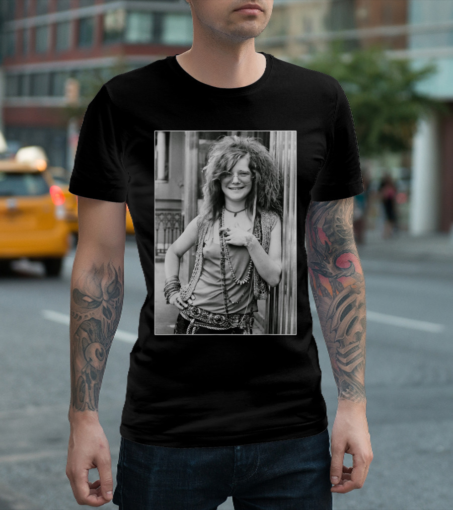 Janis Joplin Retro Legends Never Die Love Music T-Shirt