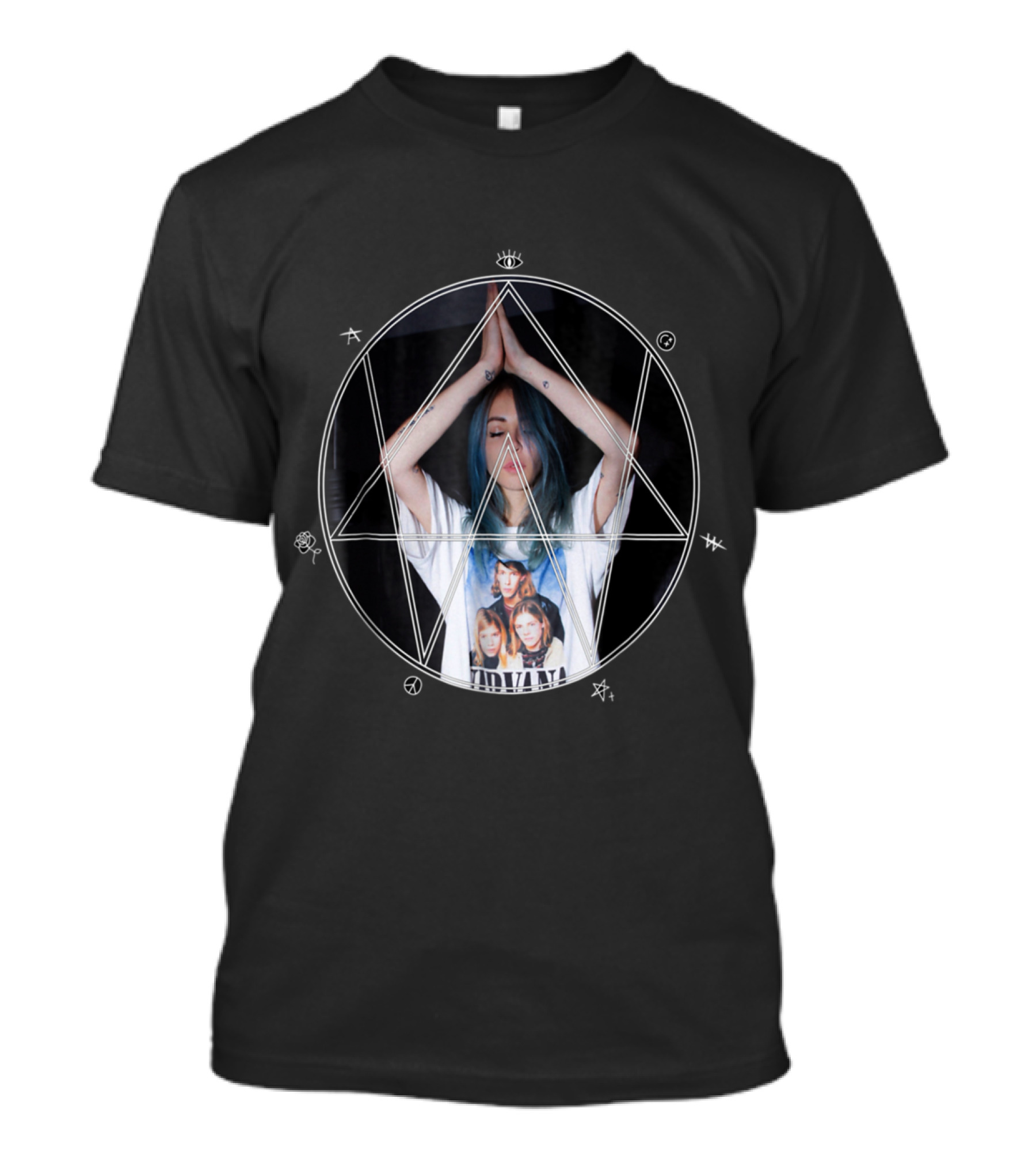 Alison Wonderland Nirvana Sacred Geometry Elements T-Shirt