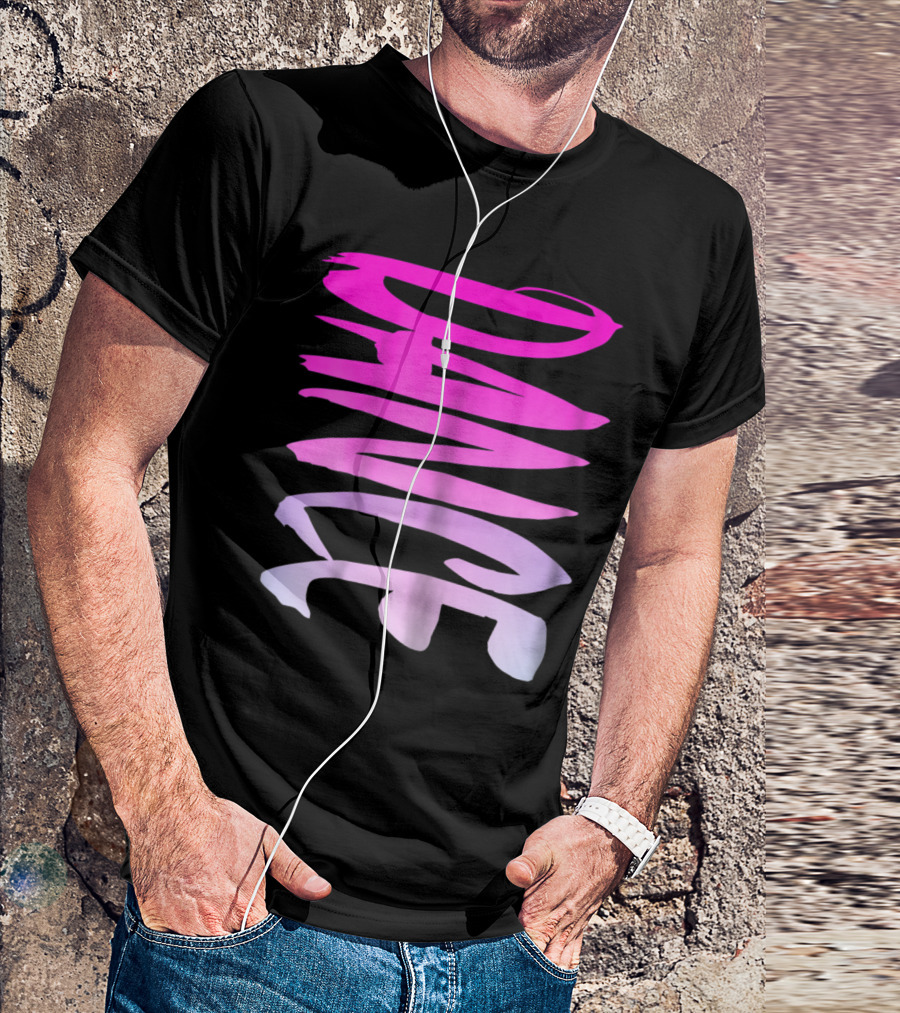 Dance Fun And Colorful Pink Teen Girls T-Shirt
