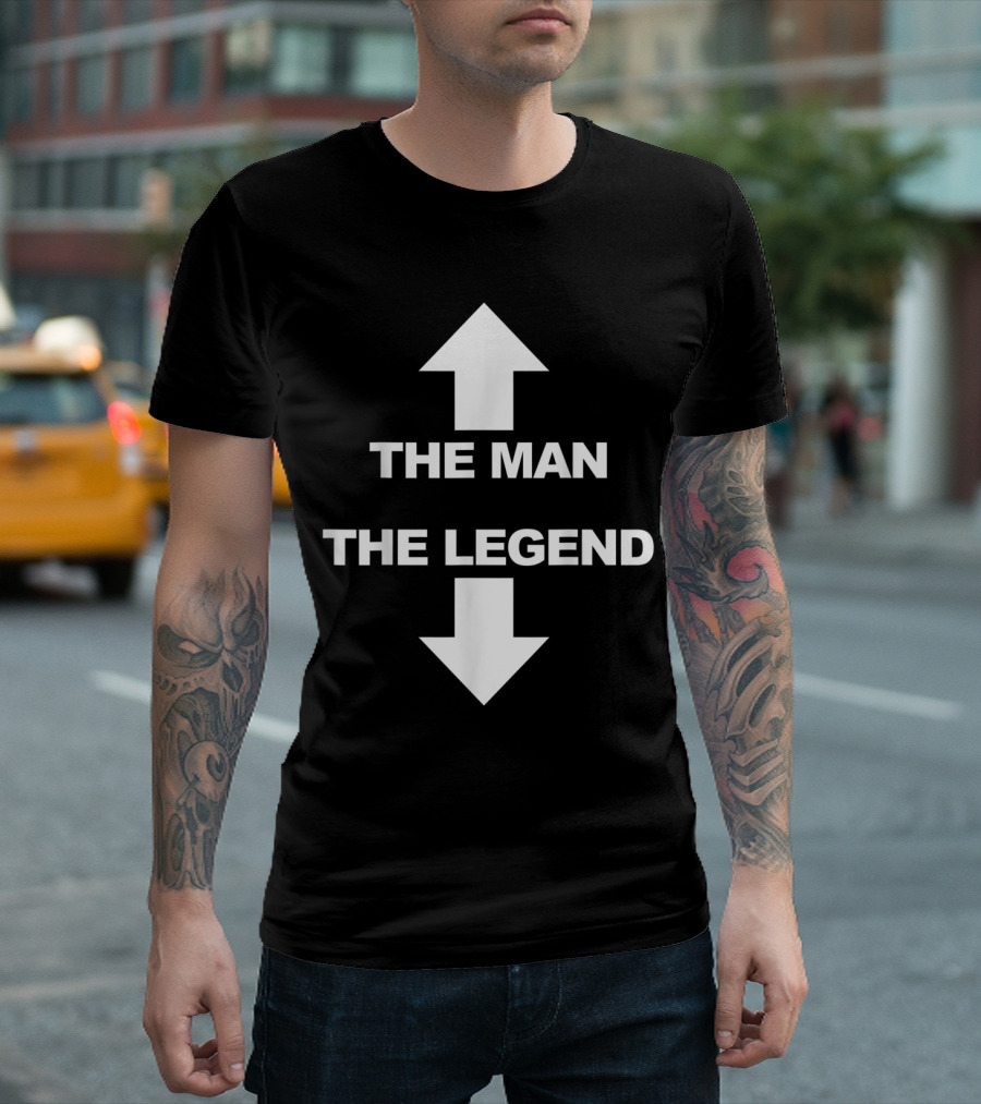 The Man The Legend Funny Adult Humor Arrows T-Shirt