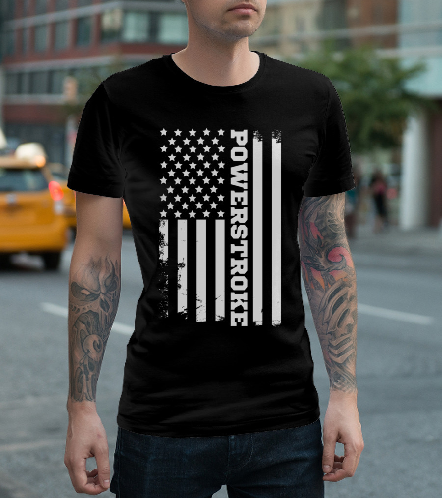 Powerstroke American Flag T-Shirt