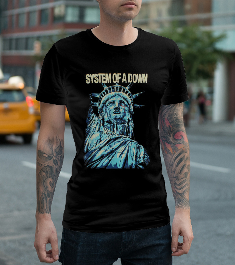 System Of A Down Statue Of Liberty Rock T-Shirt