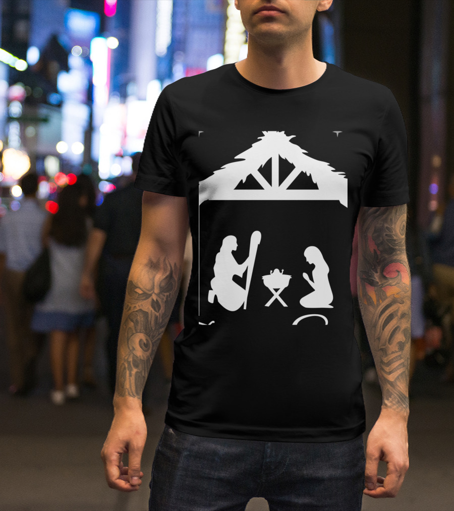 True Story Nativity Scene Christmas Nativity T-Shirt