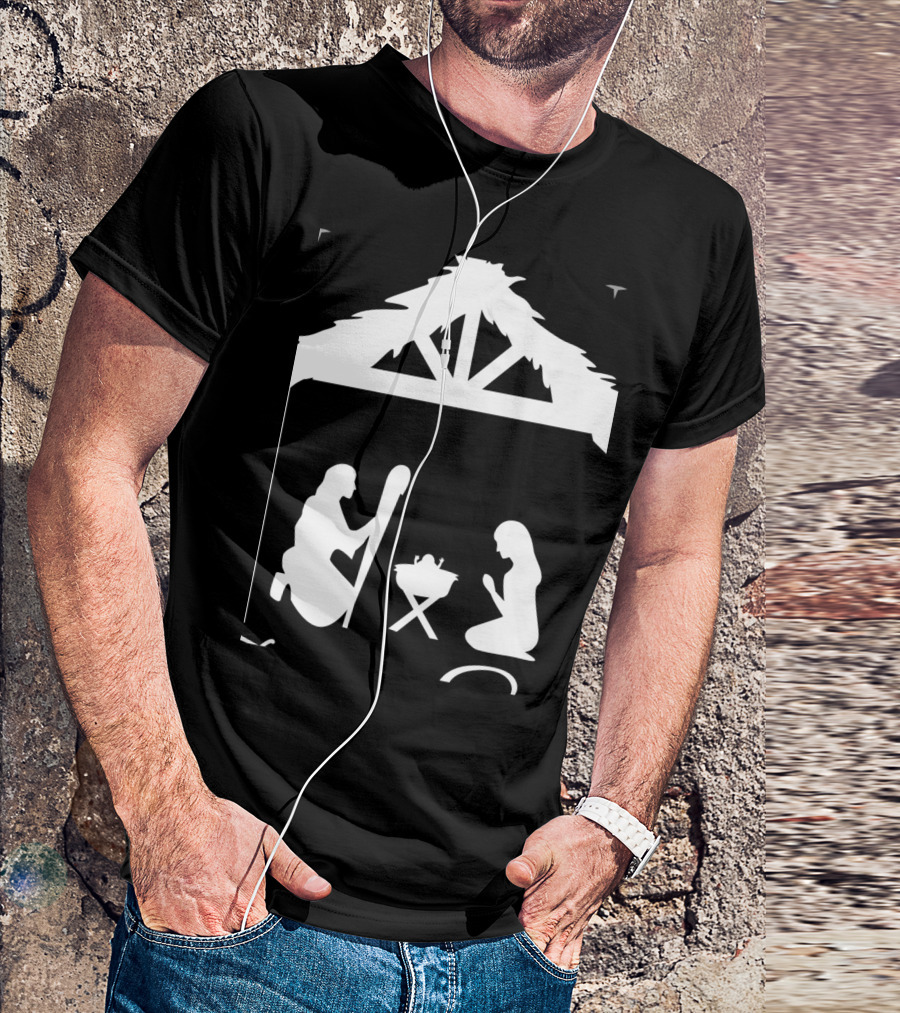 True Story Nativity Scene Christmas Nativity T-Shirt