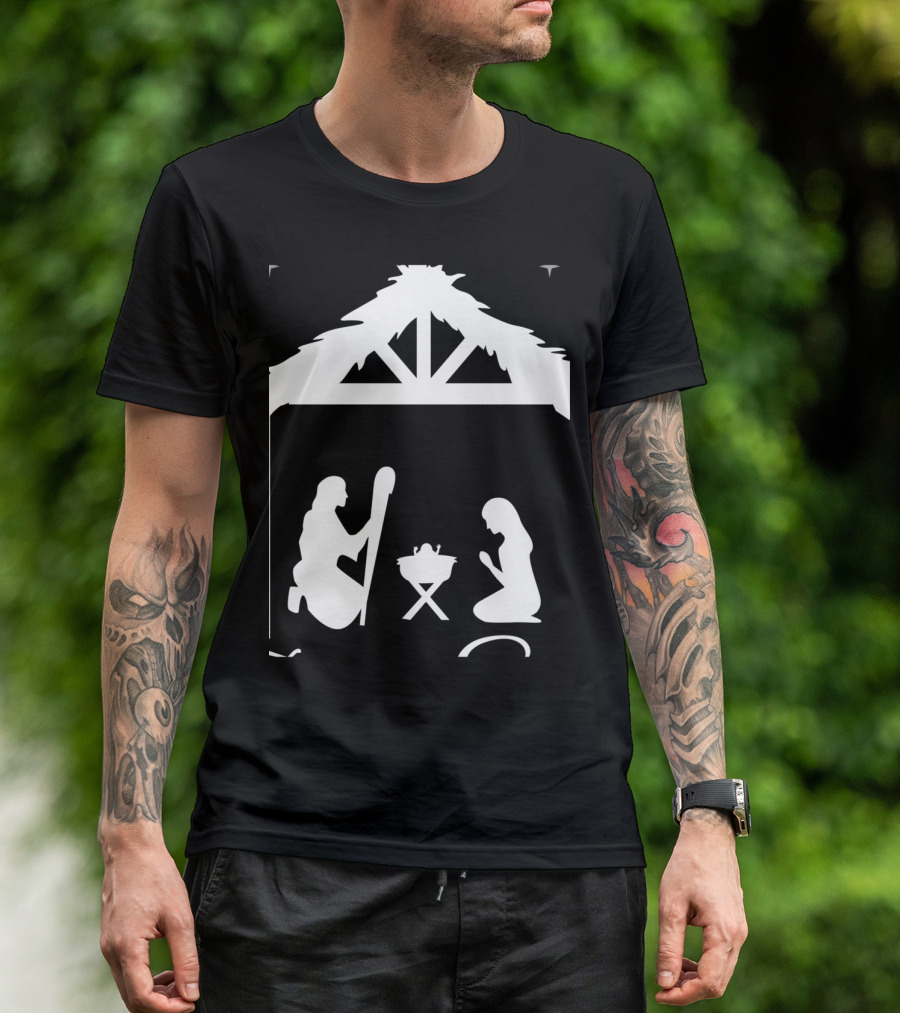 True Story Nativity Scene Christmas Nativity T-Shirt