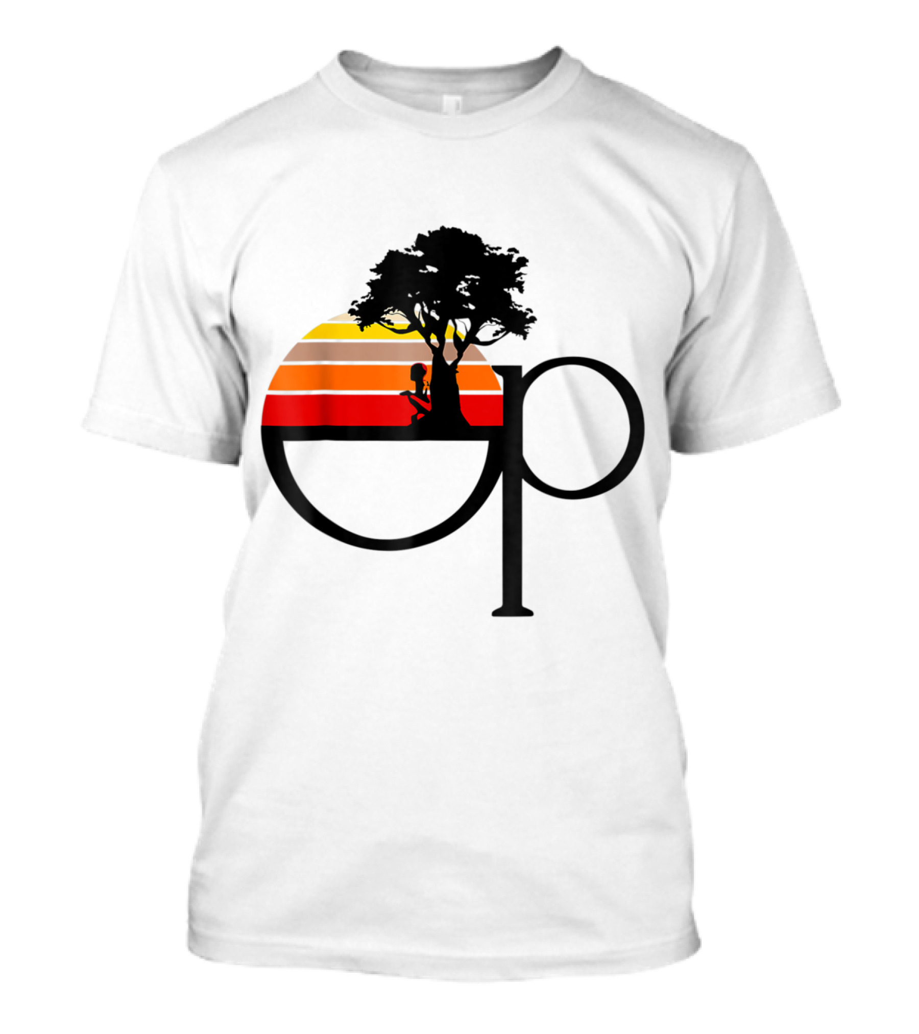 Ocean Pacific Vintage 80s Surfwear Sunset Logo T-Shirt