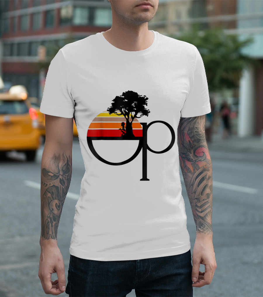 Ocean Pacific Vintage 80s Surfwear Sunset Logo T-Shirt