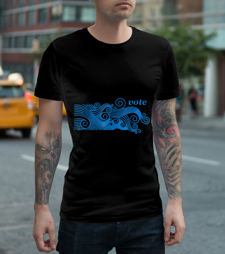 Vote Blue Wave T-Shirt