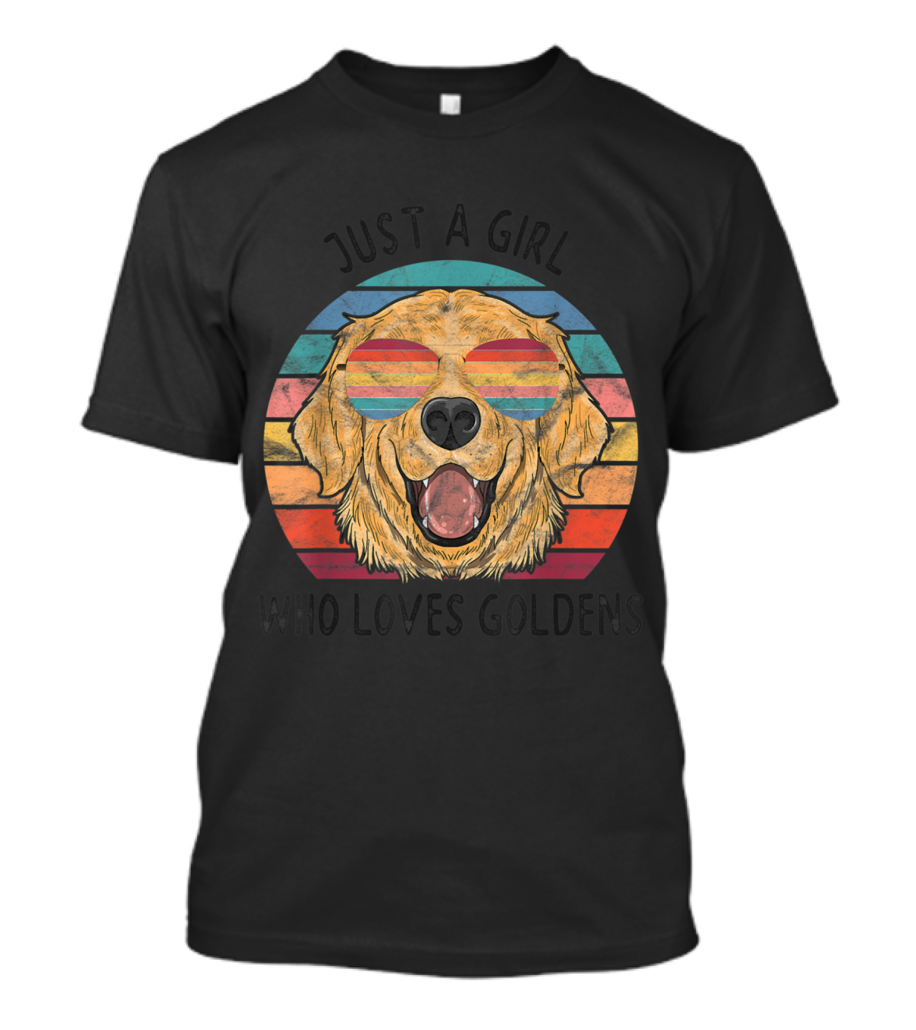 Just A Girl Who Loves Goldens T-Shirt