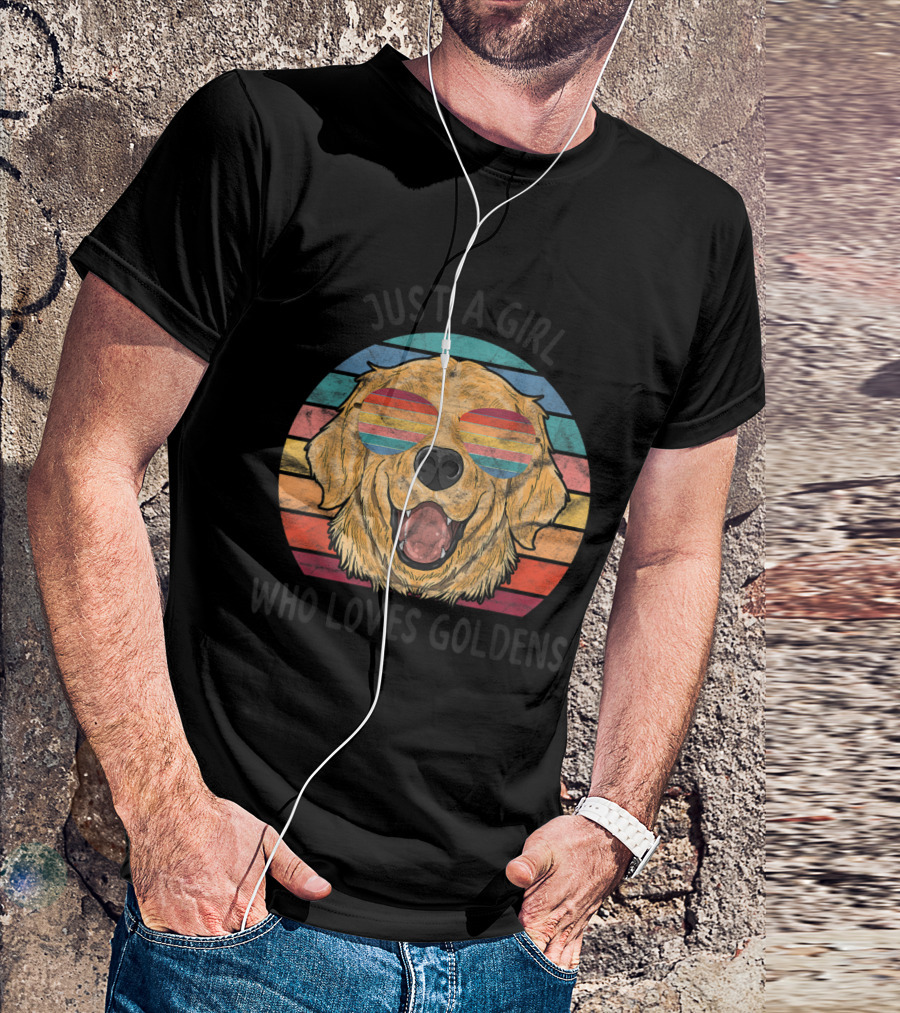 Just A Girl Who Loves Goldens T-Shirt