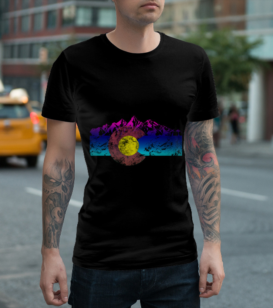 Colorado Flag Vibrant Rocky Mountains Edition T-Shirt