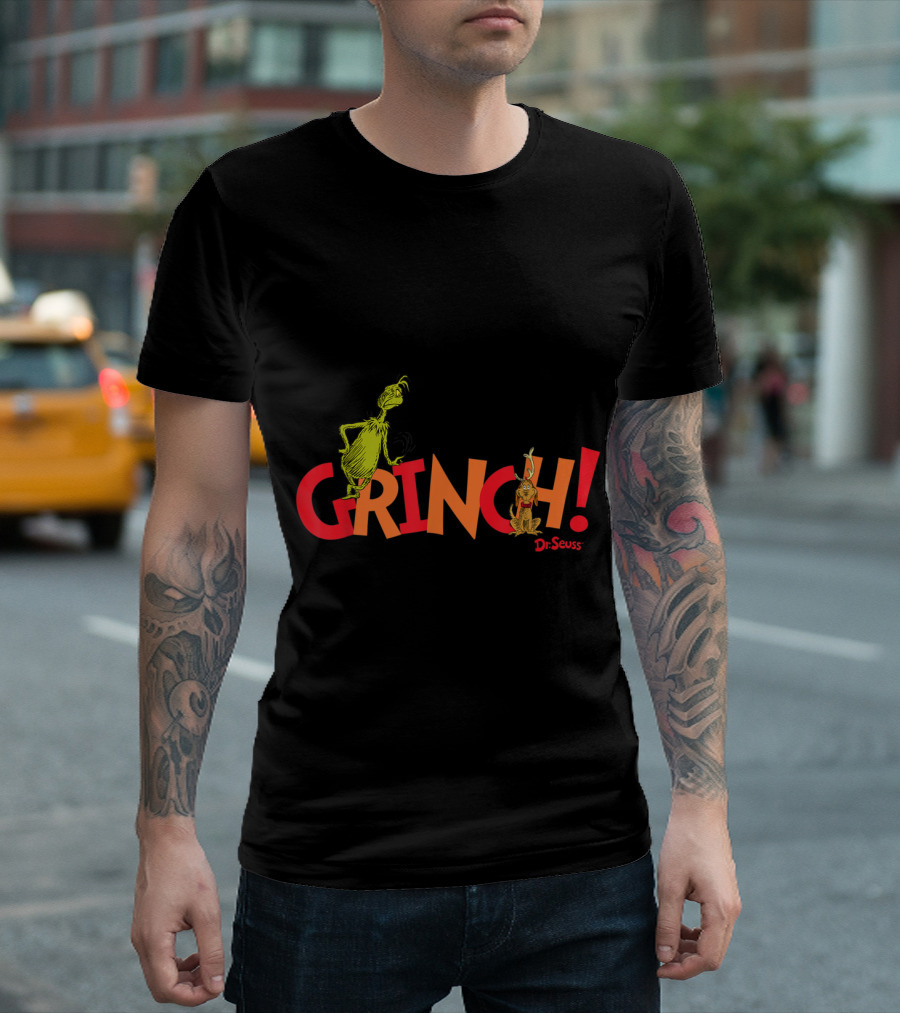 Dr. Seuss Grinch Max Vintage Style Christmas T-Shirt