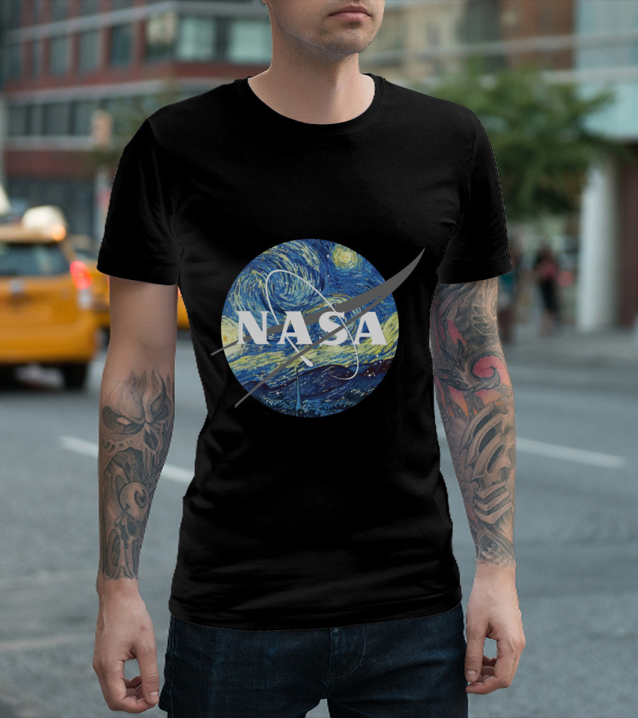 NASA Starry Night Hoodie Van Gogh T-Shirt