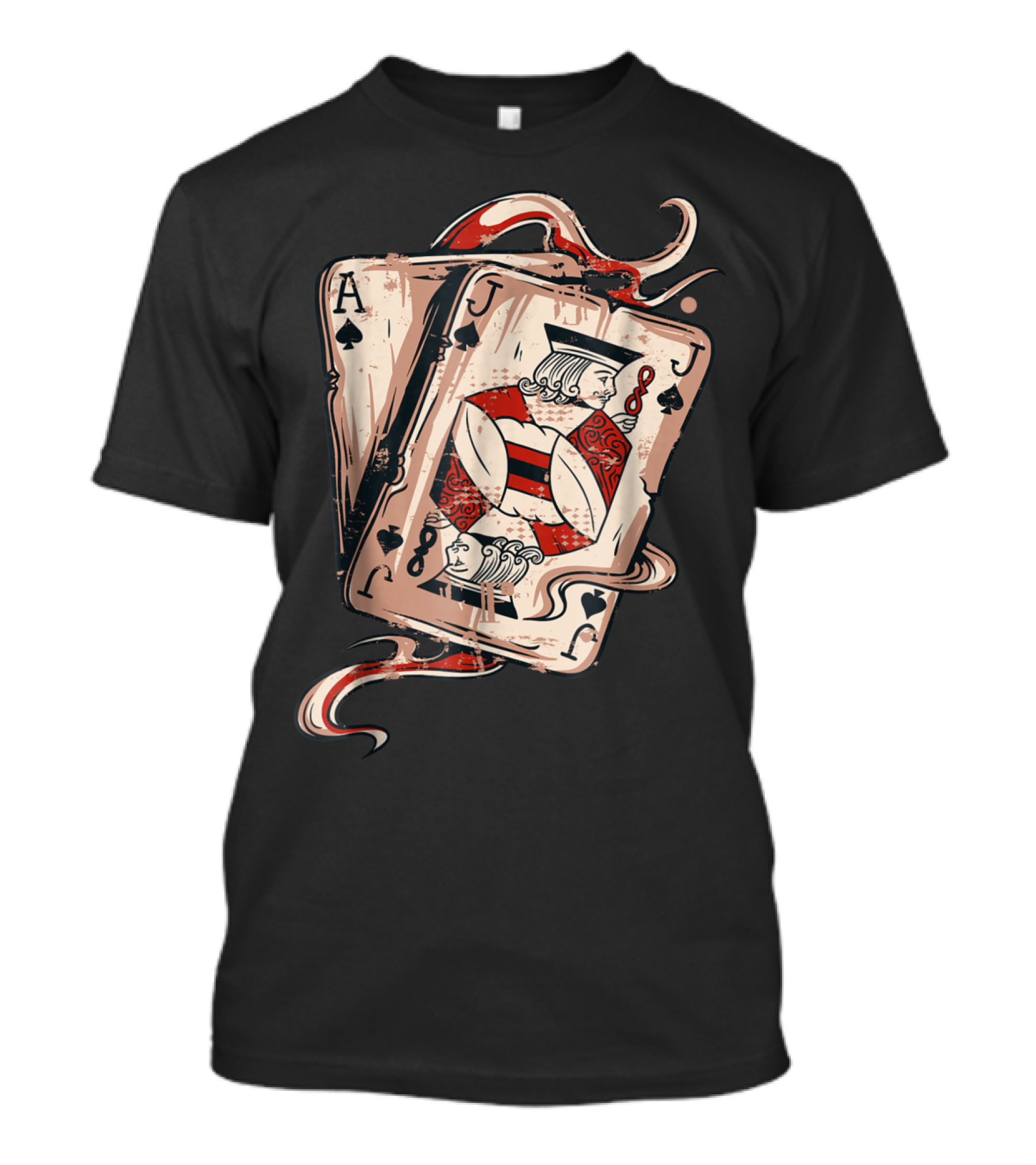 Ace And Jack Playing Cards T-Shirt