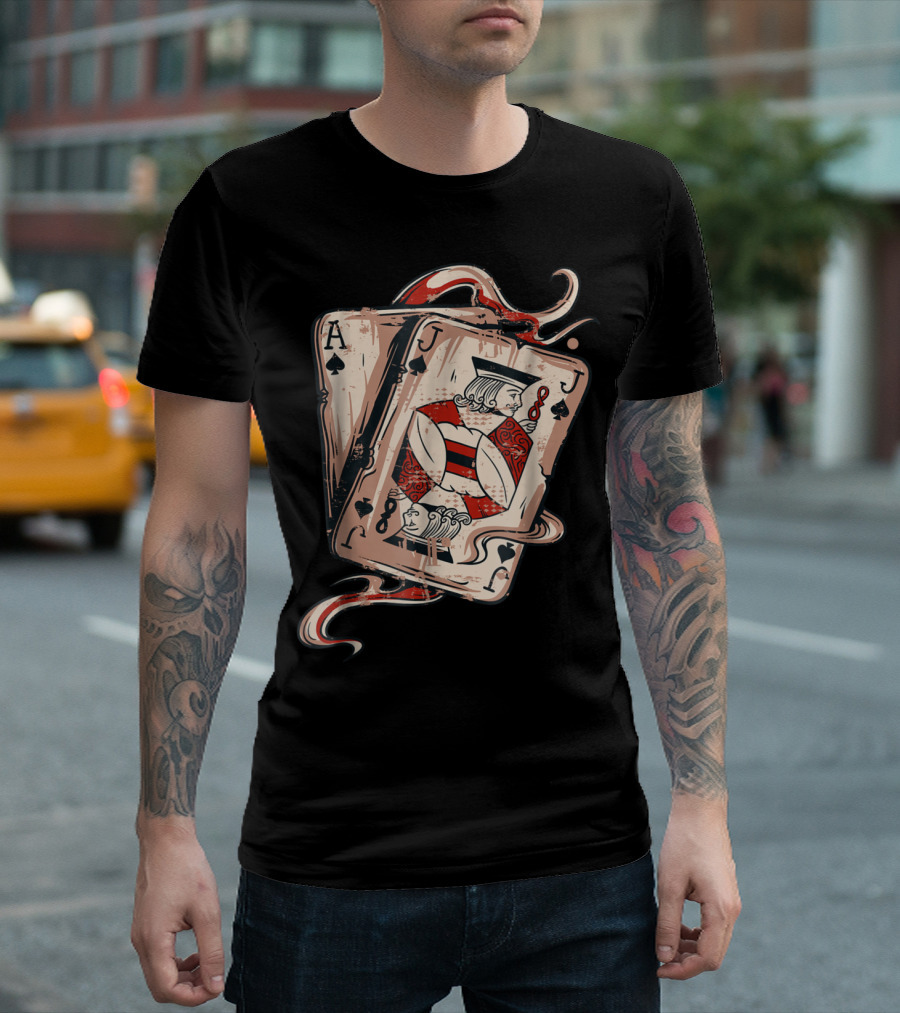 Ace And Jack Playing Cards T-Shirt