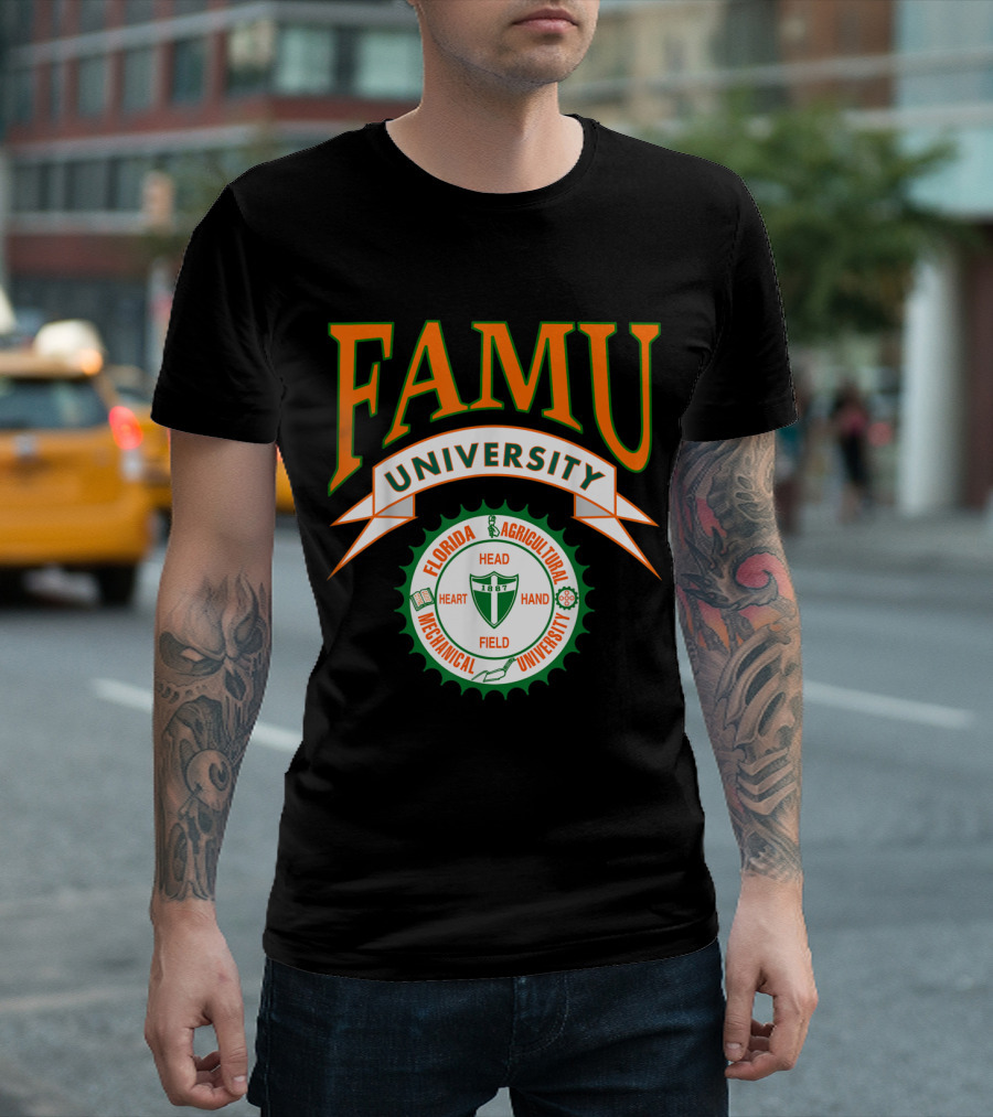FAMU Florida Agricultural Mechanical University 1887 Seal hbcu T-Shirt