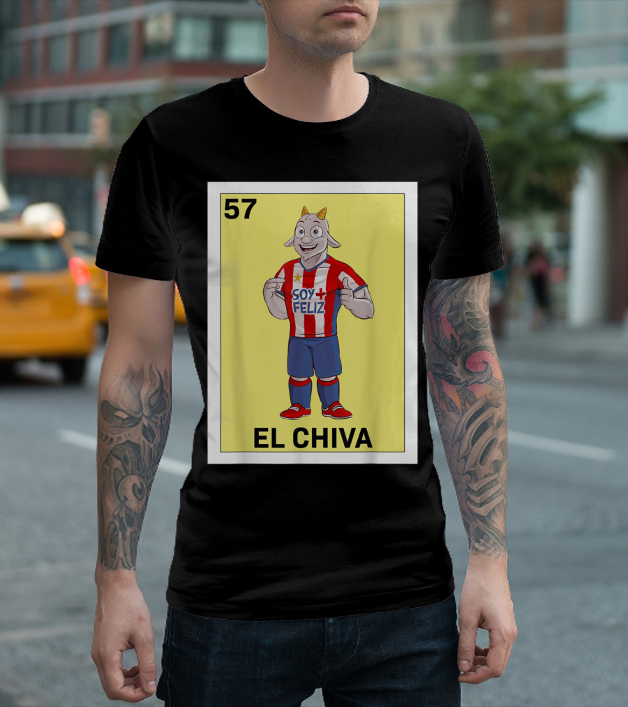 Loteria 57 El Chiva Soy Más Feliz T-Shirt