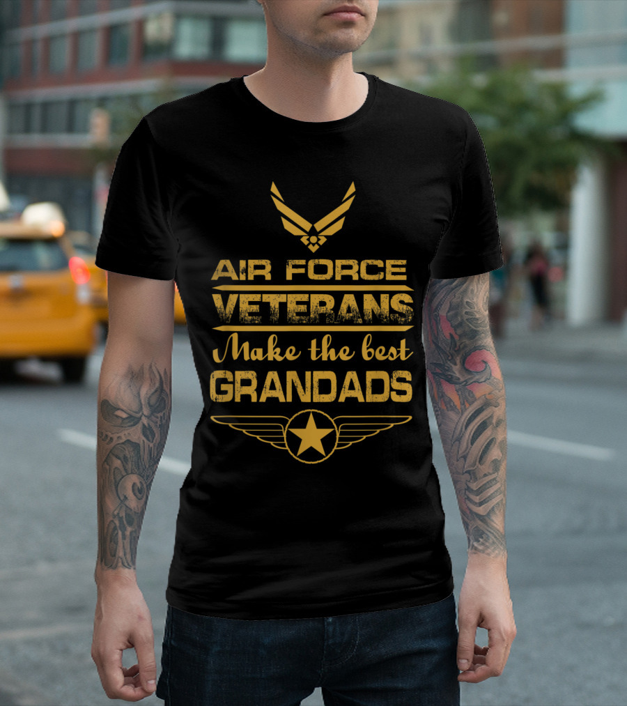Air Force Veterans Make the Best Grandads T-Shirt