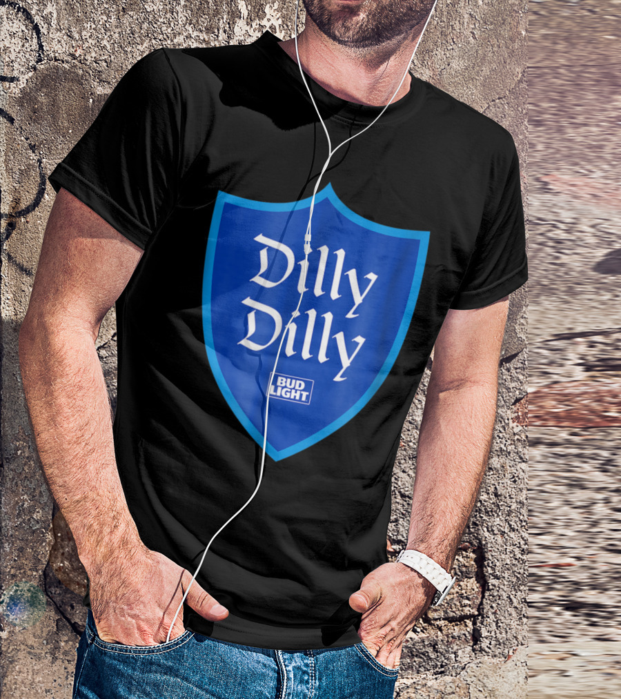 Bud Light Dilly Dilly Blue Shield T-Shirt