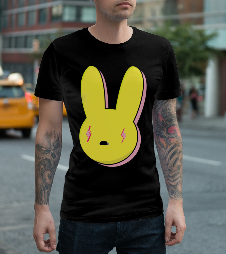 Bad Trap Bunny Lightning Eyes Balvin Dembow Reggaeton T-Shirt
